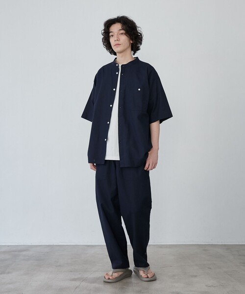 coen(コーエン)の「フレンチリネンコットンイージーベイカーパンツ(その他パンツ・メンズ・オリーブ/ネイビー/ベージュ・M/S/XL/L)」の19枚目の写真