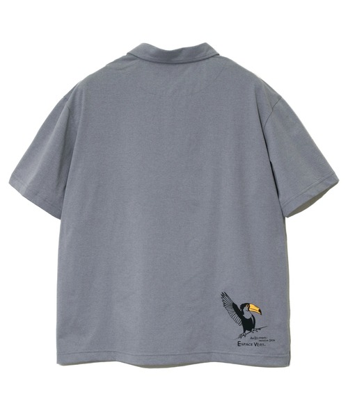 go slow caravan（ゴースローキャラバン）の「ESPACE VERT/エスパスヴェール　トリポロシャツ（ポロシャツ・メンズ・グレー/ホワイト・MEDIUM/LARGE/X-LARGE）」の15枚目の写真