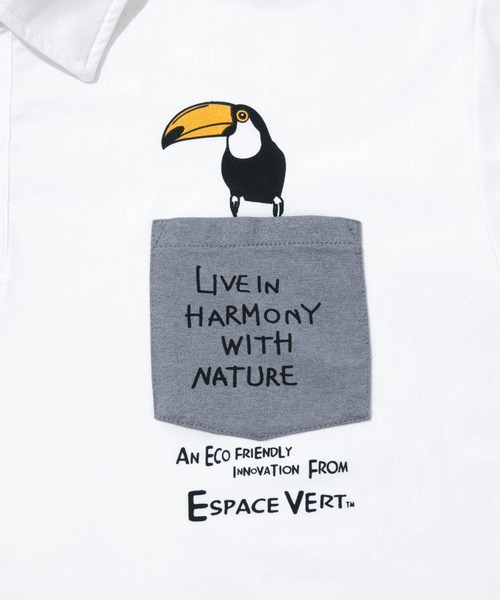 go slow caravan（ゴースローキャラバン）の「ESPACE VERT/エスパスヴェール　トリポロシャツ（ポロシャツ・メンズ・グレー/ホワイト・MEDIUM/LARGE/X-LARGE）」の19枚目の写真