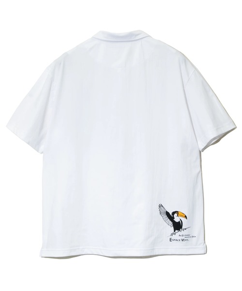 go slow caravan（ゴースローキャラバン）の「ESPACE VERT/エスパスヴェール　トリポロシャツ（ポロシャツ・メンズ・グレー/ホワイト・MEDIUM/LARGE/X-LARGE）」の20枚目の写真