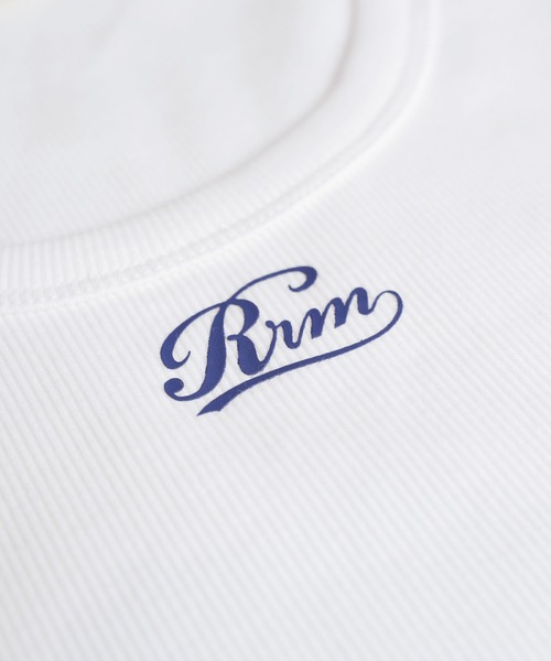 #Re:room(リルーム)の「Rrmプリントリブタンクトップ(タンクトップ・メンズ・ホワイト/ブラック・M-L/S-M)」の4枚目の写真