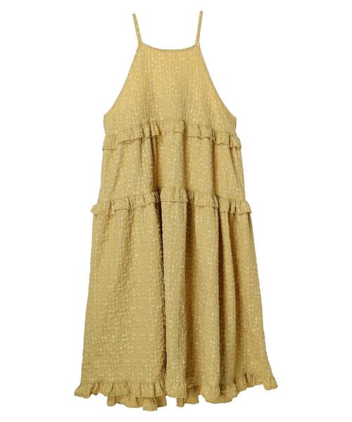 Petit fleur(プチフルール)の「・Petit Fleurフラワージャカードキャミワンピ(ワンピース・レディース・ライトグレー/イエロー/ブルー/ブラック・FREE)」の20枚目の写真