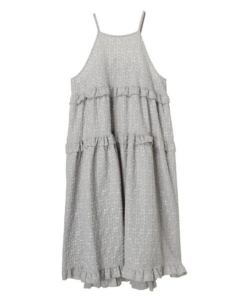 Gypsohila ジャカードキャミソールワンピース ホワイト 新品未使用タグ付 Gypsohila ジャカードキャミソールワンピース ホワイト 新品未