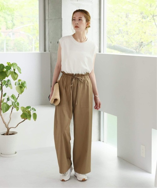 JOURNAL STANDARD（ジャーナルスタンダード）の「《追加3》汗ジミ防止天竺ノースリーブ（Tシャツ/カットソー・レディース・イエロー/ブラック/グレー/ホワイト・FREE）」の9枚目の写真