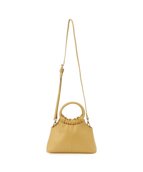 ROPE' PICNIC(ロペピクニック)の「ギャザーハンドルミニショルダーバッグ(ショルダーバッグ・レディース・ブラック/キナリ/イエロー系その他・FREE)」の12枚目の写真