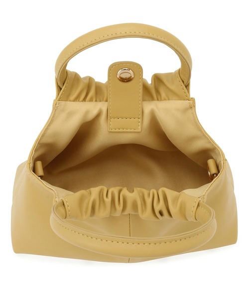 ROPE' PICNIC(ロペピクニック)の「ギャザーハンドルミニショルダーバッグ(ショルダーバッグ・レディース・ブラック/キナリ/イエロー系その他・FREE)」の11枚目の写真