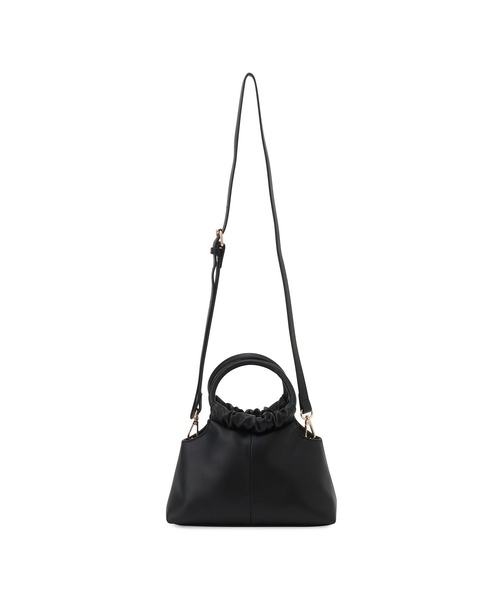 ROPE' PICNIC(ロペピクニック)の「ギャザーハンドルミニショルダーバッグ(ショルダーバッグ・レディース・ブラック/キナリ/イエロー系その他・FREE)」の5枚目の写真