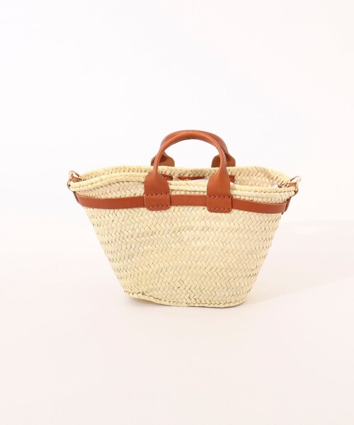 NOLLEY’S（ノーリーズ）の「【Le voyage en panie/ ルヴォヤージュエンバニエ】ひねりかごバッグ（かごバッグ・レディース・ブラック/ライトブラウン・FREE）」の21枚目の写真