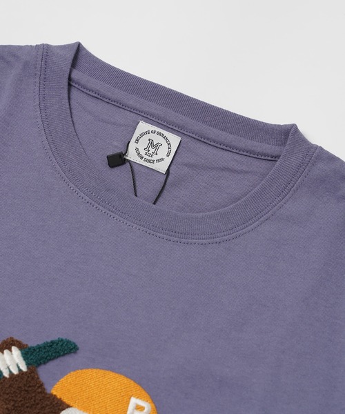 unisex】アニマル サガラ刺繍 Tシャツ / 綿100% Tシャツ メンズ