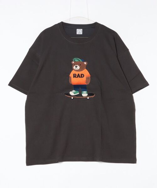 unisex】アニマル サガラ刺繍 Tシャツ / 綿100% Tシャツ メンズ