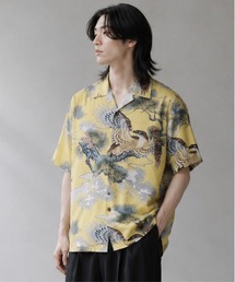 HOUSTON /ヒューストン 41108 ALOHA SHIRT (鷹) / アロハシャツ/ HS411