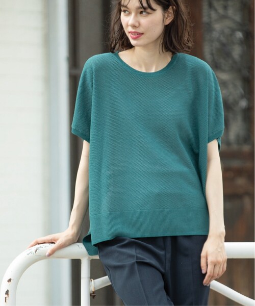 OPAQUE.CLIP(オペークドットクリップ)の「◆《5color/S-LLsize》メッシュ編みリラクシーニット【洗濯機洗い可/抗ピル】(ニット/セーター・レディース・ブラック/ホワイト/ライトオレンジ系/グリーン/ブラウン系その他・40/38/42/36)」の22枚目の写真