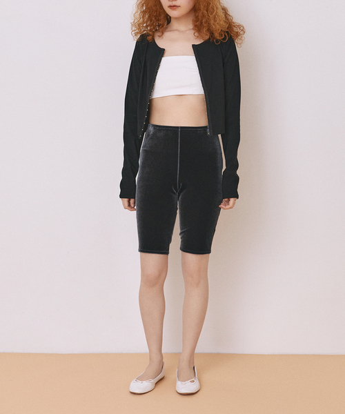 EDIT. FOR LULU（エディットフォールル）の「【EVERYDAY I LIKE.×EDIT. FOR LULU】ラッシュガードカーディガン（カーディガン/ボレロ・レディース・ブラック・FREE）」の6枚目の写真