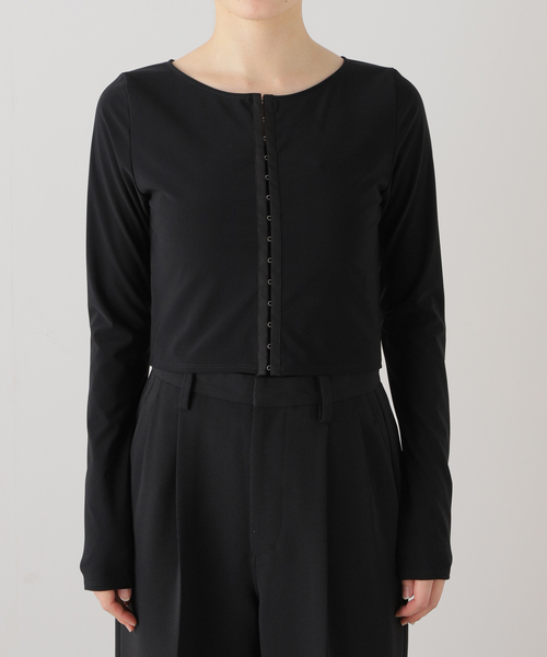 EDIT. FOR LULU（エディットフォールル）の「【EVERYDAY I LIKE.×EDIT. FOR LULU】ラッシュガードカーディガン（カーディガン/ボレロ・レディース・ブラック・FREE）」の7枚目の写真