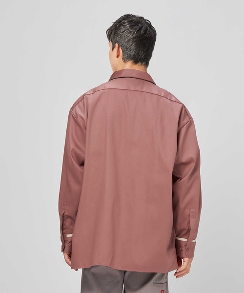 Right-on(ライトオン)の「Dickies(ディッキーズ)ワイドワークシャツ(シャツ/ブラウス・メンズ・ブラック/グリーン/ピンク/オレンジ・L/XL/M)」の11枚目の写真