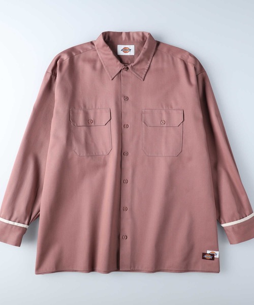 Right-on(ライトオン)の「Dickies(ディッキーズ)ワイドワークシャツ(シャツ/ブラウス・メンズ・ブラック/グリーン/ピンク/オレンジ・L/XL/M)」の9枚目の写真