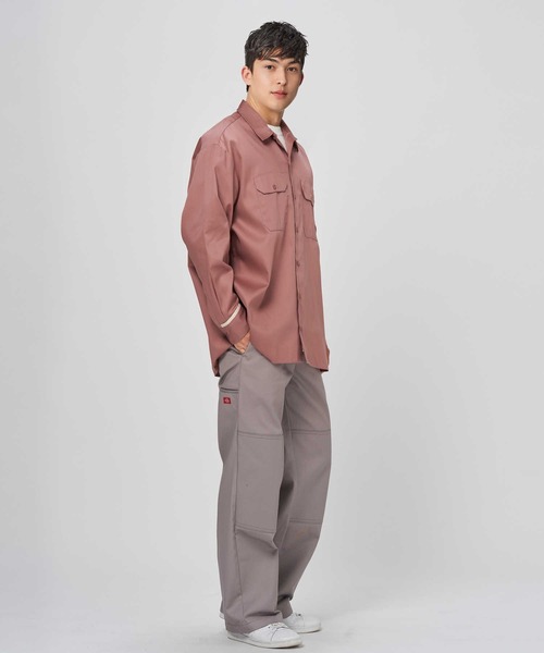 Right-on(ライトオン)の「Dickies(ディッキーズ)ワイドワークシャツ(シャツ/ブラウス・メンズ・ブラック/グリーン/ピンク/オレンジ・L/XL/M)」の12枚目の写真