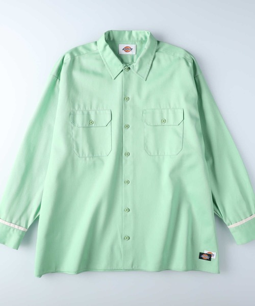 Right-on(ライトオン)の「Dickies(ディッキーズ)ワイドワークシャツ(シャツ/ブラウス・メンズ・ブラック/グリーン/ピンク/オレンジ・L/XL/M)」の18枚目の写真