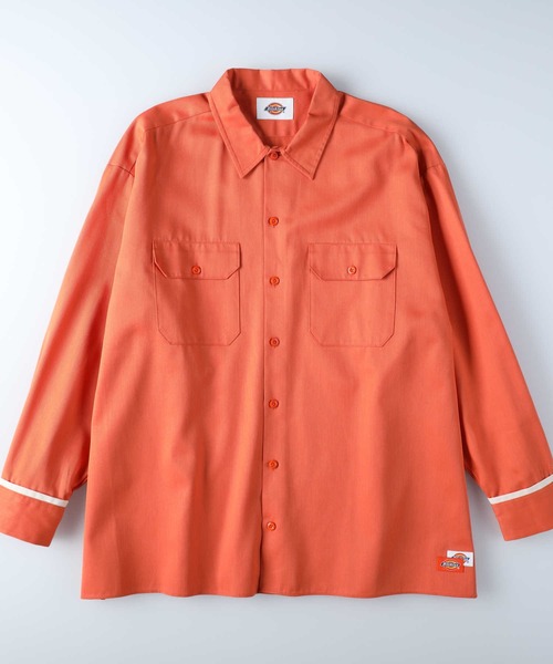 Right-on(ライトオン)の「Dickies(ディッキーズ)ワイドワークシャツ(シャツ/ブラウス・メンズ・ブラック/グリーン/ピンク/オレンジ・L/XL/M)」の5枚目の写真