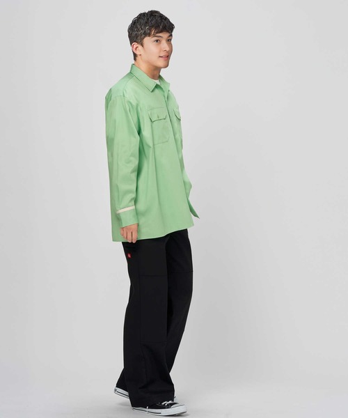Right-on(ライトオン)の「Dickies(ディッキーズ)ワイドワークシャツ(シャツ/ブラウス・メンズ・ブラック/グリーン/ピンク/オレンジ・L/XL/M)」の21枚目の写真