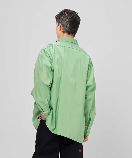 Right-on(ライトオン)の「Dickies(ディッキーズ)ワイドワークシャツ(シャツ/ブラウス・メンズ・ブラック/グリーン/ピンク/オレンジ・L/XL/M)」の20枚目の写真