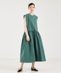 qualite | 【シワになりにくい】タスランチノワンピース/夏服/ポケット付き(ワンピース)