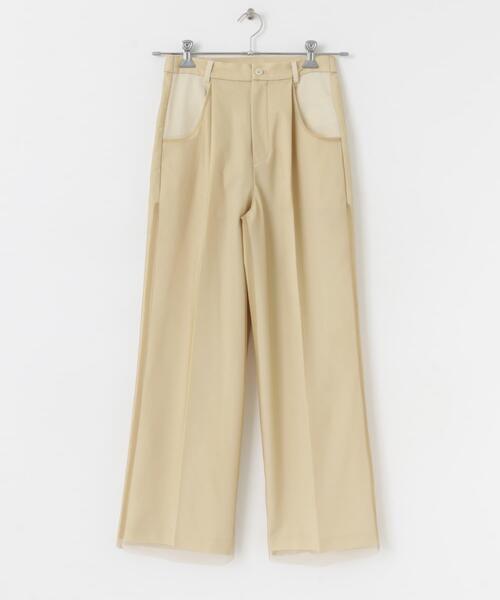 セール】チュールストレートパンツ（その他パンツ）｜SENSE OF PLACE