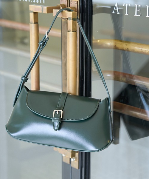 ROPE' PICNIC(ロペピクニック)の「【一部店舗限定:ダークグリーン】スリムベルトワンショルダーバッグ(ショルダーバッグ・レディース・ブラウン/ダークグリーン/ブラック・FREE)」の9枚目の写真