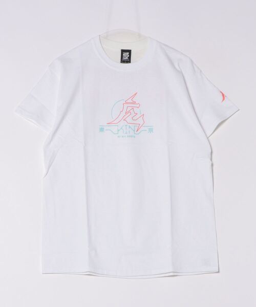 NO WAY(ノーウェイ)の「/KINJAZ/Graphic T(Tシャツ/カットソー・メンズ・ホワイト/オリーブ・MEDIUM/LARGE)」の2枚目の写真