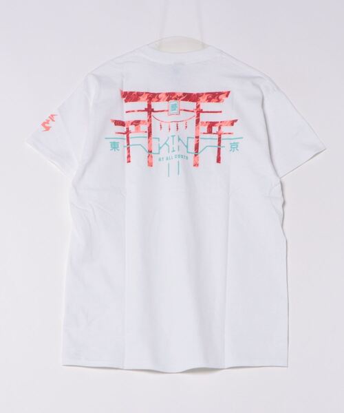 NO WAY(ノーウェイ)の「/KINJAZ/Graphic T(Tシャツ/カットソー・メンズ・ホワイト/オリーブ・MEDIUM/LARGE)」の4枚目の写真