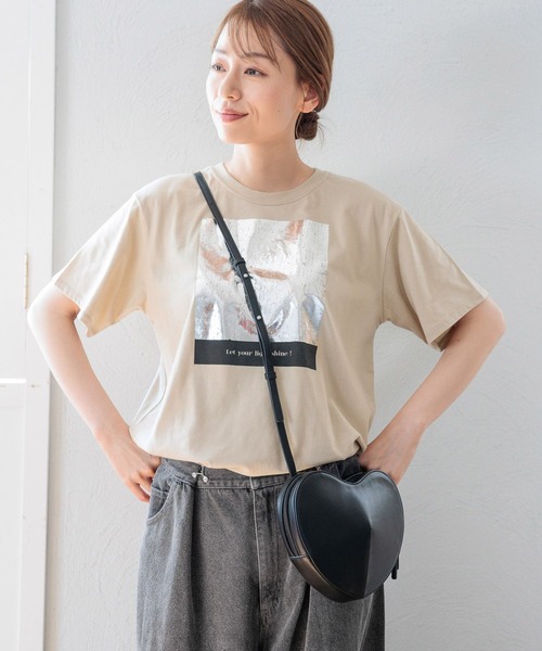 LAKOLE（ラコレ）の「ぷっくりハートポシェット / 132241（ショルダー