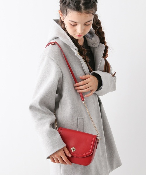 GLOBAL WORK（グローバルワーク）の「チェーンショルダーミニBAG/135899（ショルダーバッグ・キッズ・ブラック/アイボリー/レッド・FREE）」の15枚目の写真