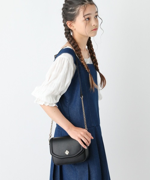 GLOBAL WORK（グローバルワーク）の「チェーンショルダーミニBAG/135899（ショルダーバッグ・キッズ・ブラック/アイボリー/レッド・FREE）」の21枚目の写真