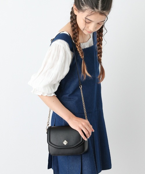 GLOBAL WORK（グローバルワーク）の「チェーンショルダーミニBAG/135899（ショルダーバッグ・キッズ・ブラック/アイボリー/レッド・FREE）」の22枚目の写真