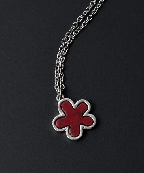 WEGO（ウィゴー）の「WEGO/変型ストーンネックレス（ネックレス・メンズ・グリーン/レッド/ブラック系その他/その他1・FREE）」の3枚目の写真