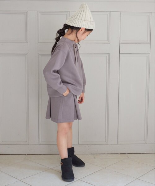 ikka（イッカ）の「【洗濯機で洗える／親子コーデ】ダンボールポンポン付きキュロット（120~160cm）（その他パンツ・キッズ・ベージュ/モカ・130/140/150/160/120）」の21枚目の写真