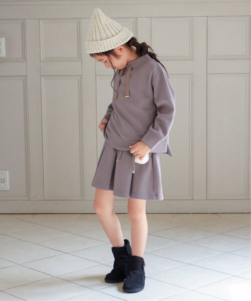 ikka（イッカ）の「【洗濯機で洗える／親子コーデ】ダンボールポンポン付きキュロット（120~160cm）（その他パンツ・キッズ・ベージュ/モカ・130/140/150/160/120）」の20枚目の写真