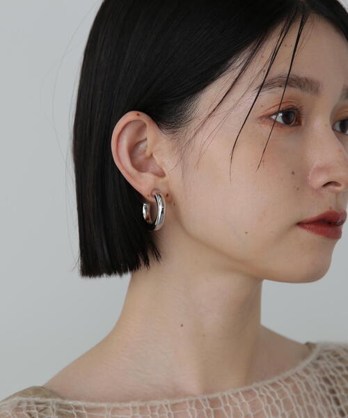 N.（N. Natural Beauty Basic）（エヌエヌナチュラルビューティーベーシック）の「◆ボリュームフープピアス（ピアス（両耳用）・レディース・ゴールド/シルバー・ﾌﾘ-）」の11枚目の写真