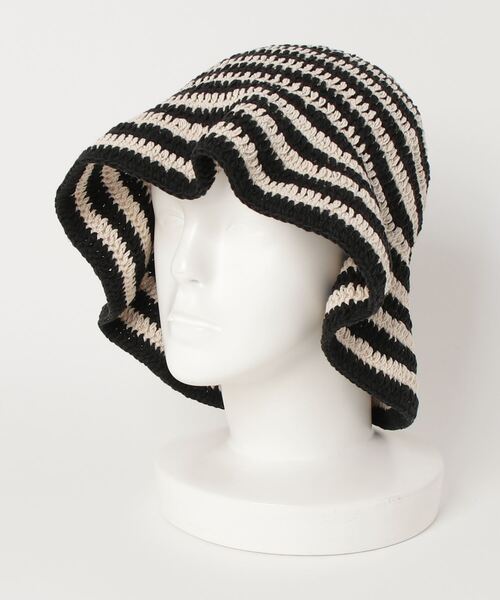 fridge（フリッジ）の「【Macmahon kniting mills】マクマホンニッティングミルズ Deeper Hat BORDER（ハット・メンズ・ネイビー/パープル/ブラウン/ピンク/ブラック・ONE SIZE）」の2枚目の写真