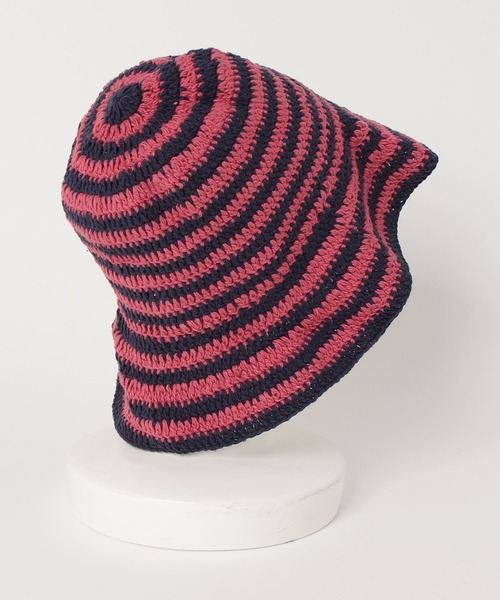 fridge（フリッジ）の「【Macmahon kniting mills】マクマホンニッティングミルズ Deeper Hat BORDER（ハット・メンズ・ネイビー/パープル/ブラウン/ピンク/ブラック・ONE SIZE）」の7枚目の写真