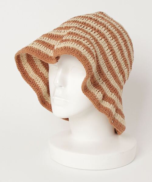 fridge（フリッジ）の「【Macmahon kniting mills】マクマホンニッティングミルズ Deeper Hat BORDER（ハット・メンズ・ネイビー/パープル/ブラウン/ピンク/ブラック・ONE SIZE）」の9枚目の写真