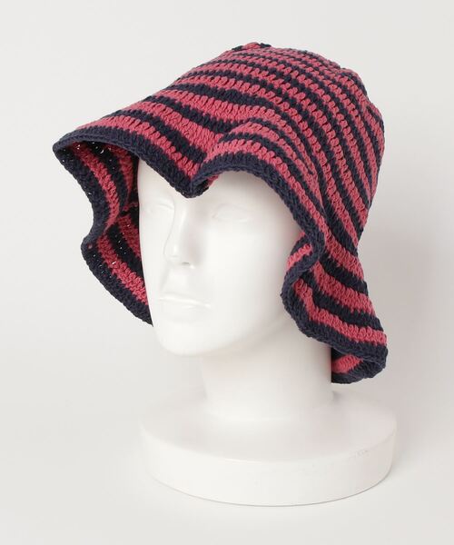 fridge（フリッジ）の「【Macmahon kniting mills】マクマホンニッティングミルズ Deeper Hat BORDER（ハット・メンズ・ネイビー/パープル/ブラウン/ピンク/ブラック・ONE SIZE）」の10枚目の写真