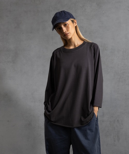 paradigm(パラダイム)の「【paradigm】ガス焼き天竺七分袖ビッグラグランT(Tシャツ/カットソー・メンズ・ホワイト/ホワイト系その他/ブラック/チャコールグレー・MEDIUM/LARGE/X-LARGE)」の21枚目の写真