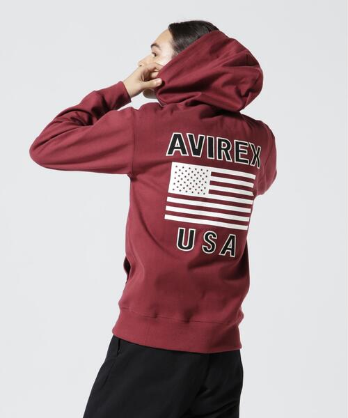 AVIREX(アヴィレックス)の「《WEB&DEPOT限定》BONDING ZIP PARKA/ボンディングジップパーカー(パーカー・レディース・その他/ブラック/ホワイト/グレー・F)」の4枚目の写真