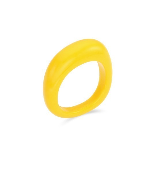 VINTAGE HOLLYWOOD(ビンテージハリウッド)の「●VIVID FLOW RING_7COLOR(リング・レディース・グリーン/アクア/ピンク/パープル/イエロー/オレンジ/ブラック・13/11)」の9枚目の写真