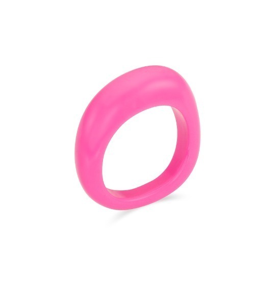 VINTAGE HOLLYWOOD(ビンテージハリウッド)の「●VIVID FLOW RING_7COLOR(リング・レディース・グリーン/アクア/ピンク/パープル/イエロー/オレンジ/ブラック・13/11)」の11枚目の写真