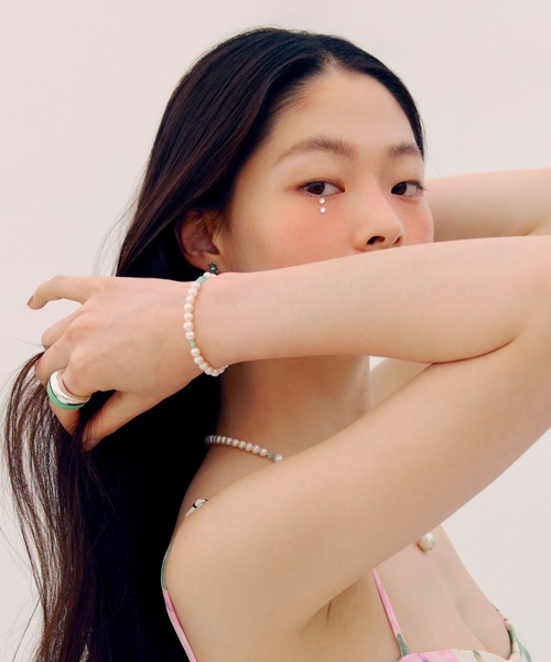 VINTAGE HOLLYWOOD(ビンテージハリウッド)の「●VIVID FLOW RING_7COLOR(リング・レディース・グリーン/アクア/ピンク/パープル/イエロー/オレンジ/ブラック・13/11)」の14枚目の写真