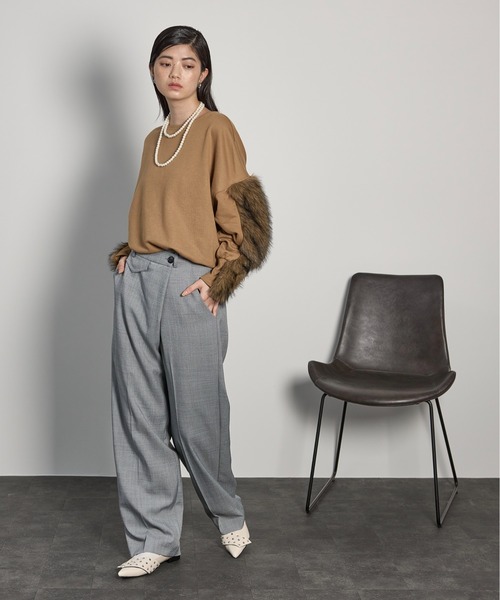 セール】エコファースリーブスウェットプルオーバー（スウェット