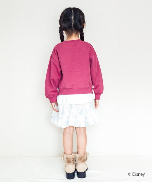 SKAPE（エスケープ）の「〈ﾃﾞｨｽﾞﾆｰ〉ｽｿﾌﾘﾙﾄﾚｰﾅｰ（スウェット・キッズ・ホワイト/ピンク/パープル・80ｃｍ/90cm/100cm/110cm/120cm/130cm）」の8枚目の写真