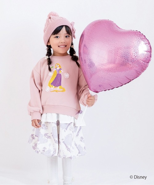 SKAPE（エスケープ）の「〈ﾃﾞｨｽﾞﾆｰ〉ｽｿﾌﾘﾙﾄﾚｰﾅｰ（スウェット・キッズ・ホワイト/ピンク/パープル・80ｃｍ/90cm/100cm/110cm/120cm/130cm）」の4枚目の写真